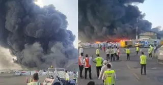 শাহজালাল বিমানবন্দরের কার্গো সেকশনে ভয়াবহ আগুন, নিয়ন্ত্রণে ২৮ ইউনিট